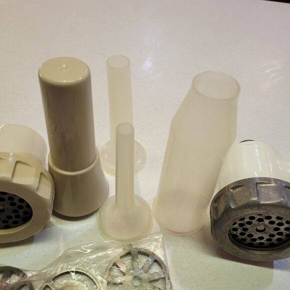 Vtg Oster Sausage Maker Kit For Regency Kitchen Center 2 Grinders W/3 Size... - Picture 7 of 7